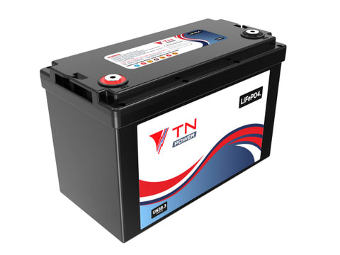 TN Power Lithium 12V 105Ah Leisure Battery LiFePO4 - BLUETOOTH